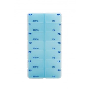 Prolat dozator za tablete tedenski 2xdan, 1 dozator modra