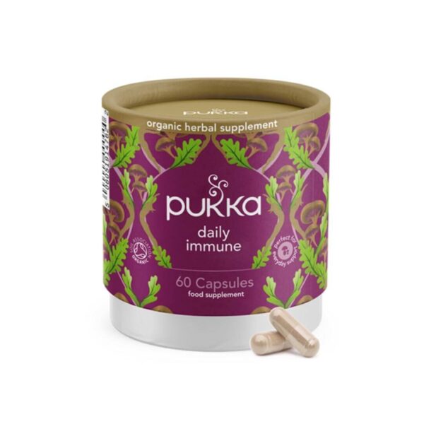 Pukka Daily Immune - dnevna imunost, 60 rastlinskih kapsul