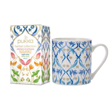 Pukka darilni paket čaj Herbal Collection in skodelica
