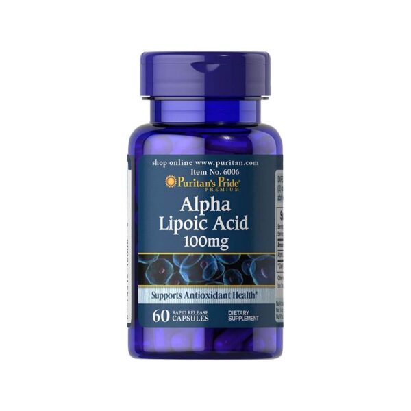 Puritans Pride Alfa lipoična kislina 100mg, 60 kapsul