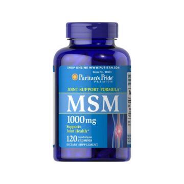 Puritans Pride MSM 1000 mg, 120 kapsul
