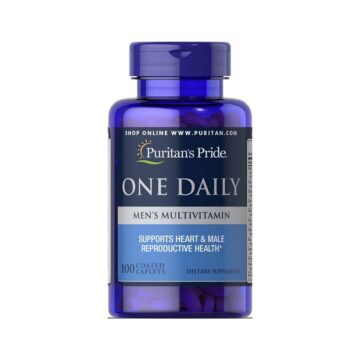 Puritans Pride One Daily multivitamini za moške, 100 tablet