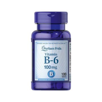Puritans Pride Vitamin B-6 100 mg, 100 tablet