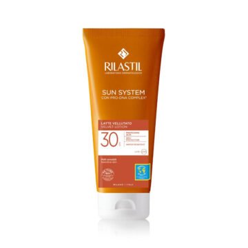 Rilastil Sun System Velvet losjon za telo SPF 30, 200 ml.