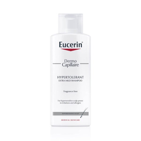 Eucerin DermoCapillaire Hypertolerant šampon za zelo občutljivo lasišče, 250 ml