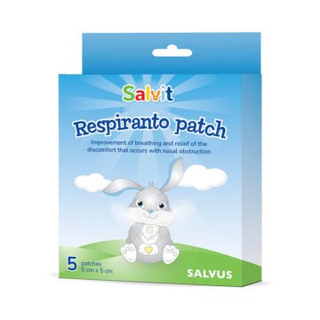 Salvit Respiranto obliž 5x5 cm, 5 obližev