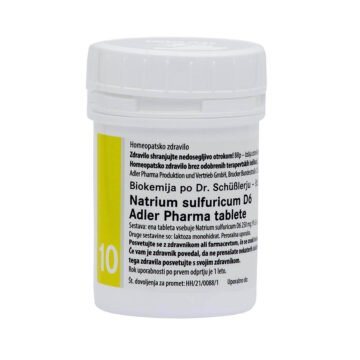 Schusslerjeva sol št. 10 Natrium Sulfuricum D6, 400 tablet