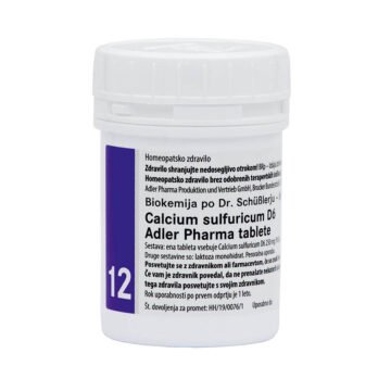 Schusslerjeva sol št. 12 Calcium sulfuricum D6 tablete, 400 tablet