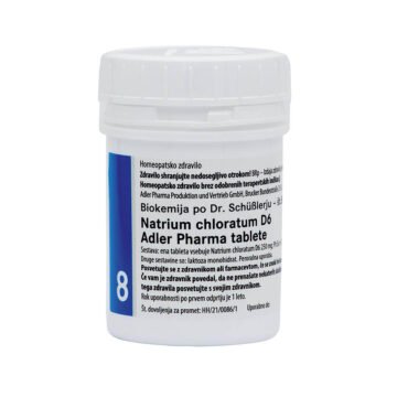 Schusslerjeva sol št. 8 Natrium Chloratum D6, 400 tablet