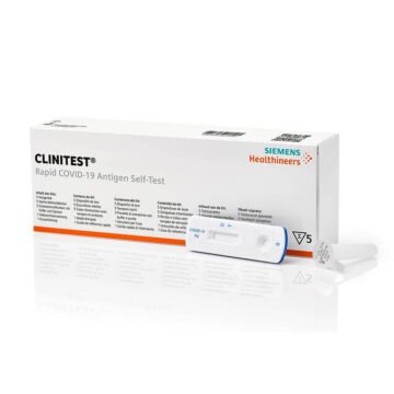 Siemens Clinitest Rapid COVID-19 imunokromatografski test za samotestiranje, 5 testov