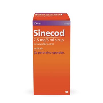 Sinecod 7,5 mg5 ml sirup, 200 ml