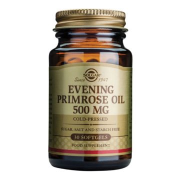 Solgar Svetlinovo olje 500 mg, 30 kapsul