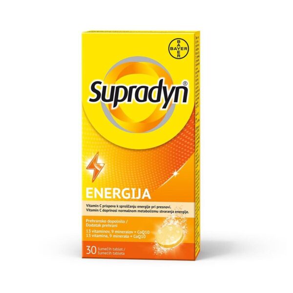 Supradyn Energija Q10 šumeče tablete 30