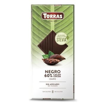 Torras Stevia temna čokolada, 100 g