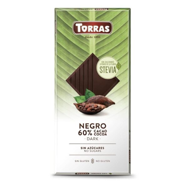 Torras Stevia temna čokolada, 100 g