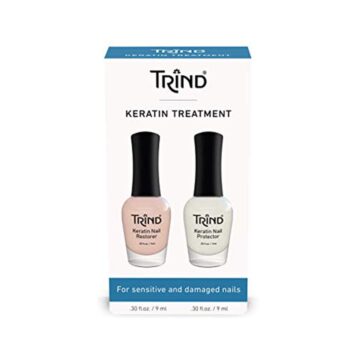 Trind keratin treatment set-za nego občutljivih in poškodovanih nohtov, 1 set