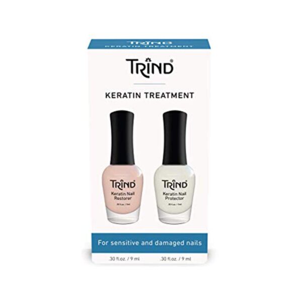 Trind keratin treatment set-za nego občutljivih in poškodovanih nohtov, 1 set