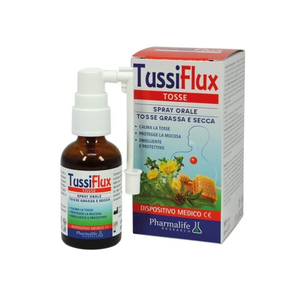 Tussiflux pršilo za kašelj, 30 ml