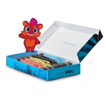 VBO Premium zobna ščetka za otroke različne barve, 12 ščetk