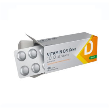 Vitamin D3 Krka 1000 i.e. tablete