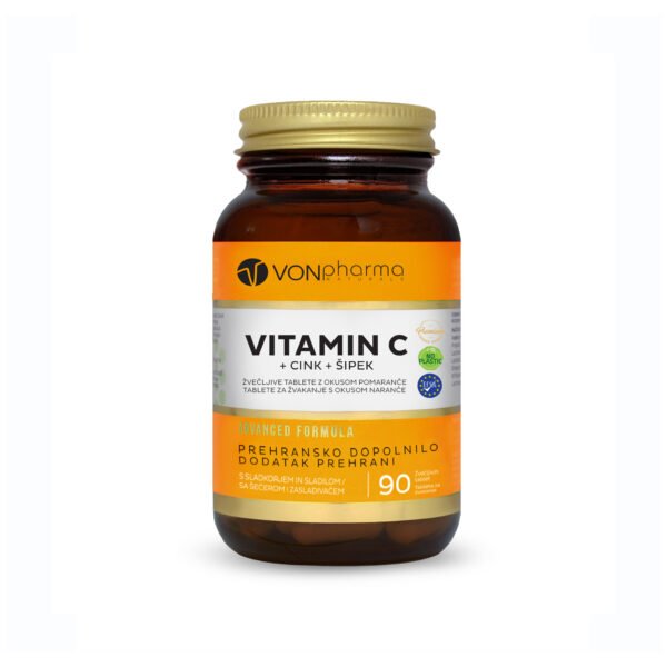 Vonpharma Vitamin C Cink in Šipek