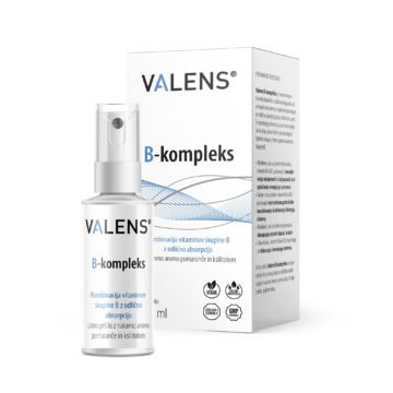 Valens B kompleks ustno pršilo, 25 ml