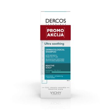 Vichy AKCIJA Dercos izjemno pomirjujoč šampon normalni do mastni lasje, 200 ml