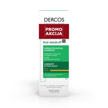 Vichy AKCIJA Dercos šampon proti prhljaju za suhe lase, 200 ml