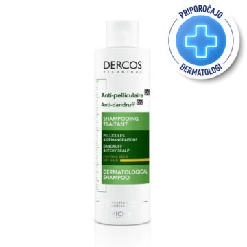Vichy Dercos šampon proti prhljaju za suhe lase, 200 ml