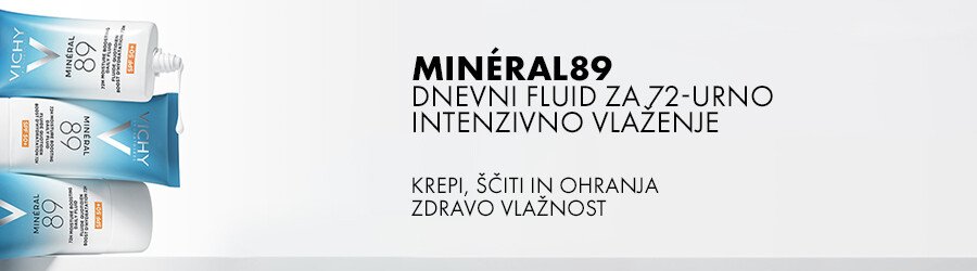 Vichy Mineral 89 dnevni fluid za 72-urno intenzivno vlaženje ZF50+