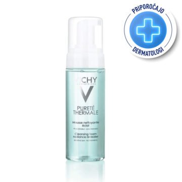 Vichy Pureté Thermale pena za čiščenje občutljive kože obraza, 150 ml