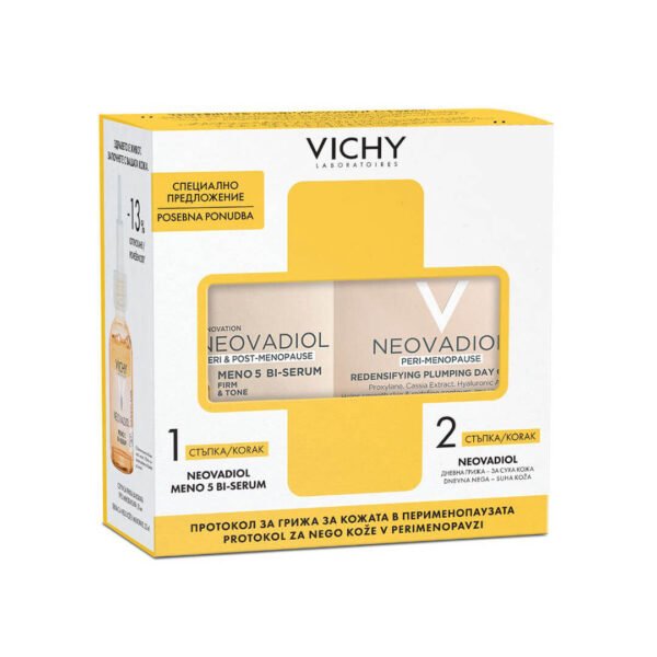 Vichy Winter vlažilni protokol Neovadiol dnevna nega v perimenopavzi SK + Meno5 BI-serum