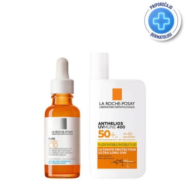 La Roche Posay Anti-Age protokol z vitaminom C, 30 ml + 50 ml