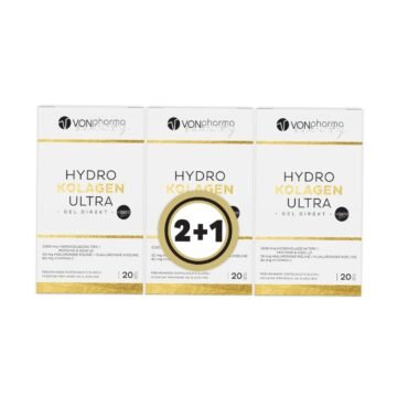 VonPharma Hydro Kolagen Ultra 2000 direkt AKCIJA 2+1 GRATIS, 3x20 gelov