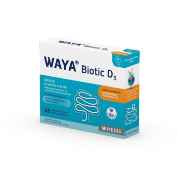 Waya Biotic D3 kapsule, 15 kapsul