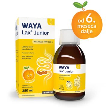 Waya Lax Junior raztopina, 250 ml