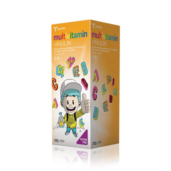 Yasenka sirup multivitamin za otroke + inulin, 225 ml