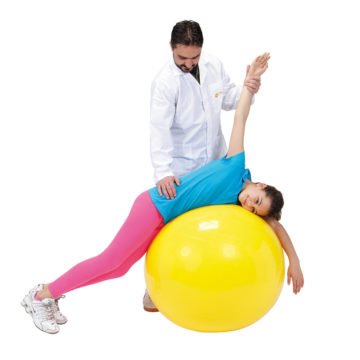 Žoga za sedenje in telovadbo Gymnic Classic 45 cm rumena, 1 žoga