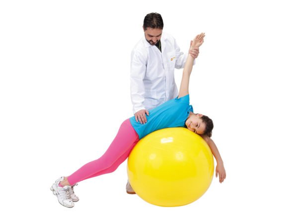 Žoga za sedenje in telovadbo Gymnic Classic 45 cm rumena, 1 žoga