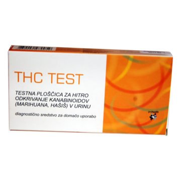 Abugnost Marijuana THC test za droge, 1 testna ploščica