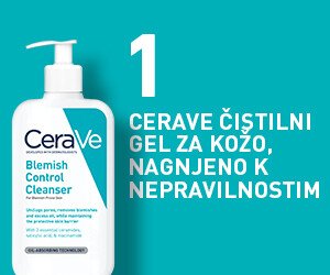 Priporočena uporaba CeraVe čistilnega gela