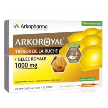 Arkoroyal Gelee Royale bio matični mleček 1.000 mg ampule, 20 x 10 ml