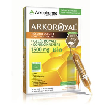 Arkoroyal Gelee Royale Bio matični mleček 1.500 mg ampule, 20 x 10 ml
