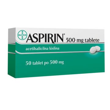 Aspirin 500 mg, 50 tablet