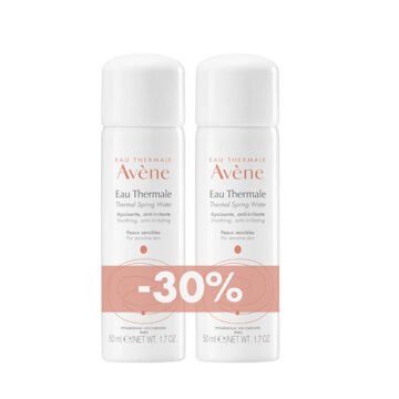 Avene termalna voda AKCIJSKO PAKIRANJE -30%, 2 x 50 ml