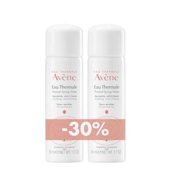 Avene termalna voda AKCIJSKO PAKIRANJE -30%, 2 x 50 ml