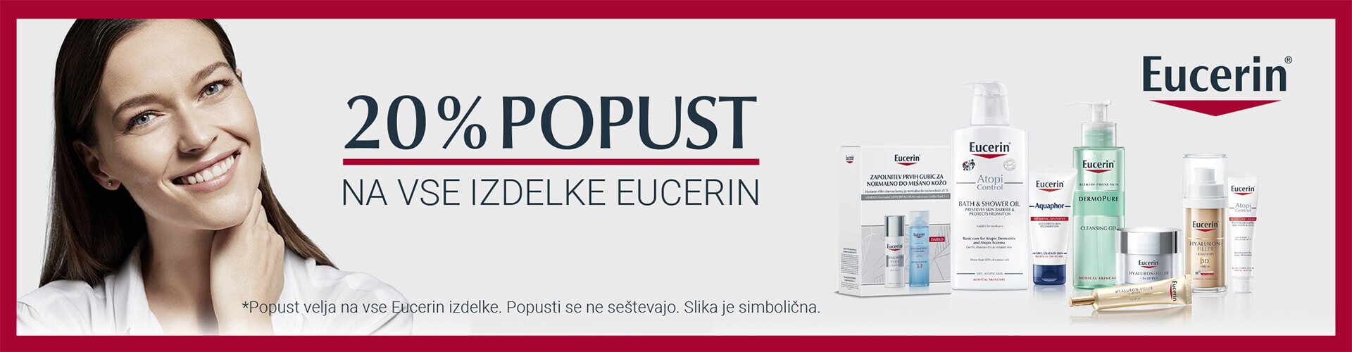 -20% vsi izdelki Eucerin