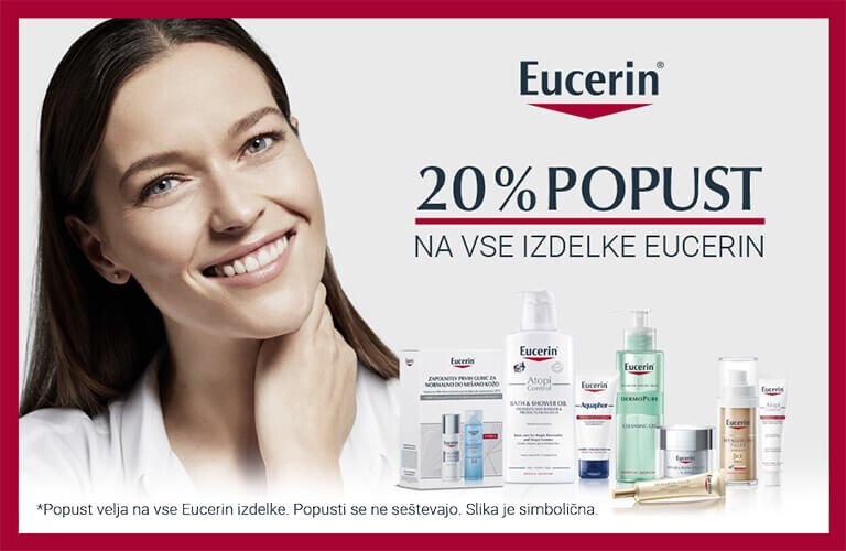 -20% vsi izdelki Eucerin