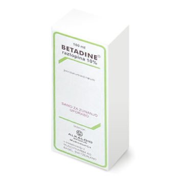Betadine 10 raztopina, 100ml