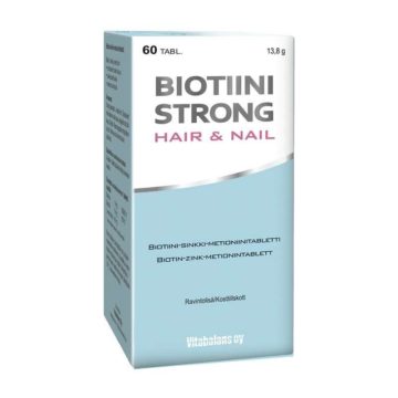 Biotin Strong Hair&Nail tablete za lase in nohte, 60 tablet